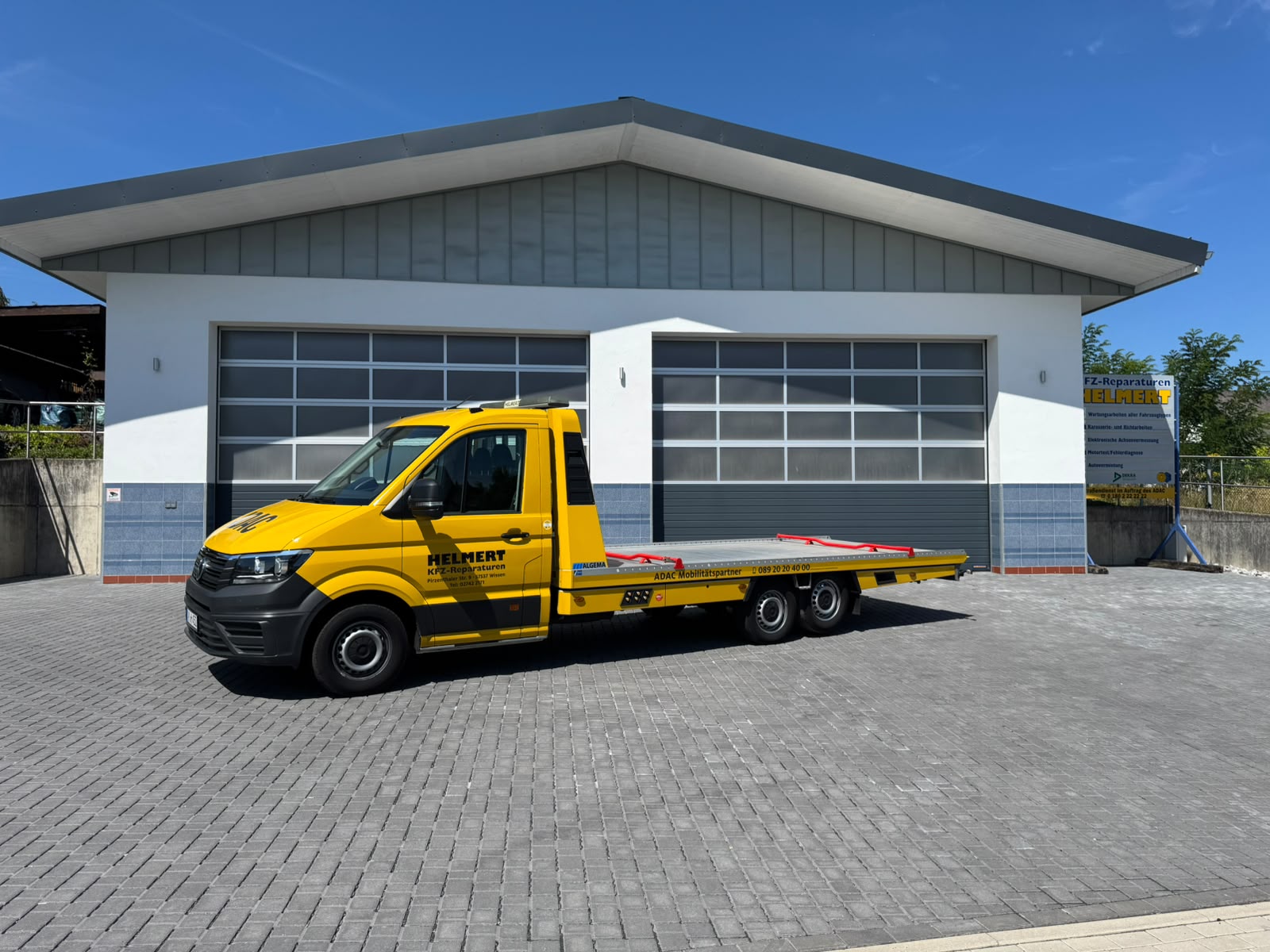VW Crafter Abschleppwagen Detail 1